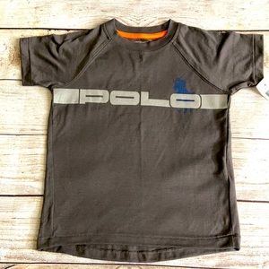 Polo by Ralph Lauren Short Sleeve Tshirt Boys NWT Size 4/4T Gray